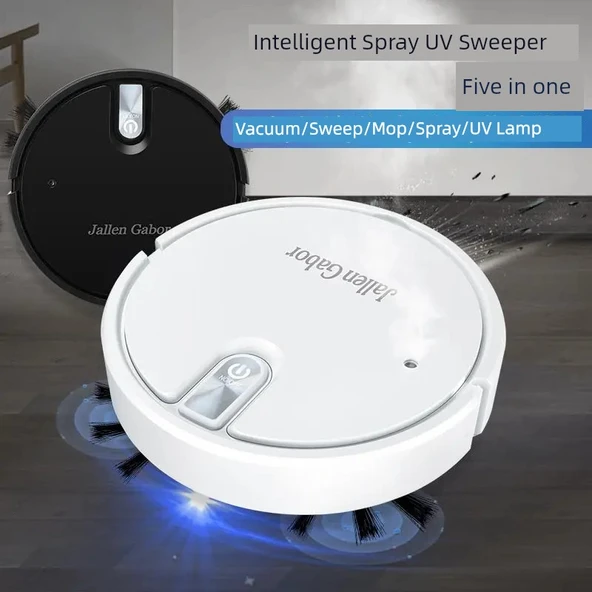 IS25A Süpürme Robotu - Beyaz - Sprey Nemlendirme