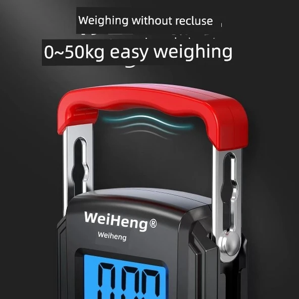 Taşınabilir Elektronik Askı Terazisi - Supreme Şarjlı - 50kg - 5