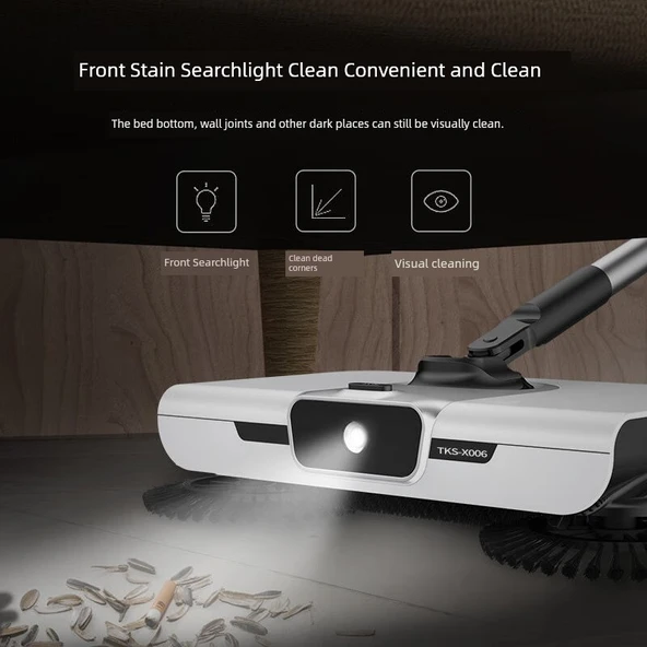 Süpürge Mop Robotu - Geliştirilmiş Kahverengi + 3 Bez + Sihirli Süpürge - 6