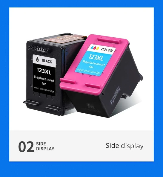 HP 123 Renkli Mürekkep Kartuşu - Yüksek Kapasite - 450 Sayfa - Resim 12