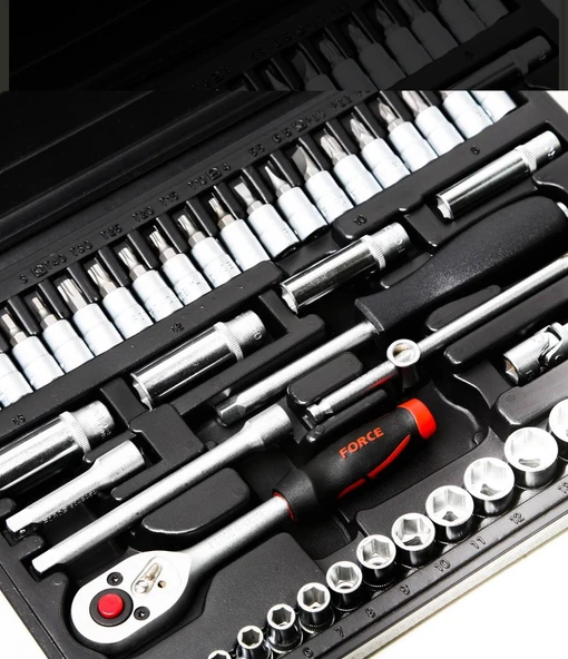 Force 46 Parça 1/4" Lokma Cırcır Takımı - 2