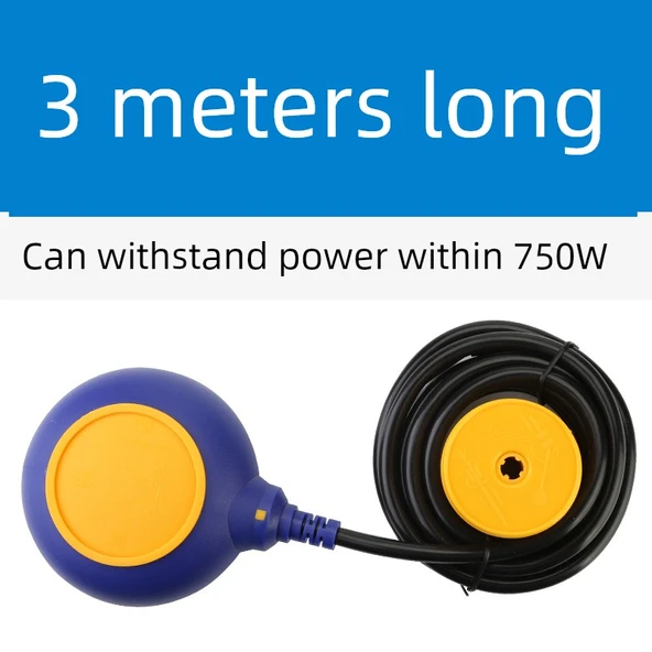 Paslanmaz Çelik Yüzer Top Sıvı Seviye Anahtarı - 0.5mm Tel Çap Yuvarlak 3m