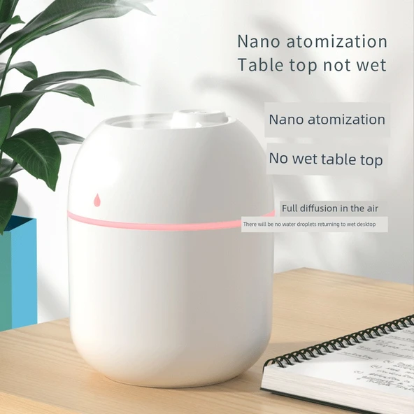 USB Taşınabilir Nemlendirici - Beyaz - 220ml - 4