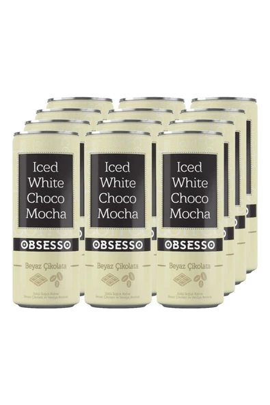 Iced Whıte Chocolate Mocha Beyaz Çikolatalı 250 Ml - 12 Adet - 2
