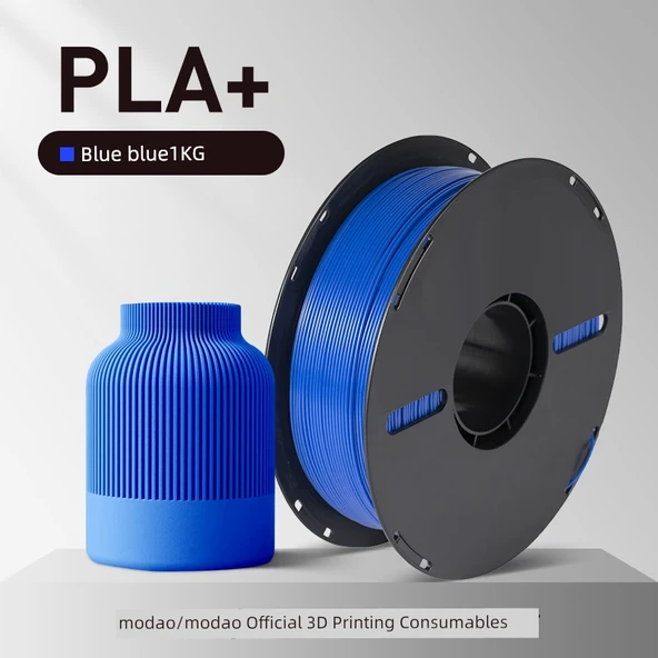 PLA+ 3D Yazıcı Filamenti - 1.75mm - 1kg - Mavi