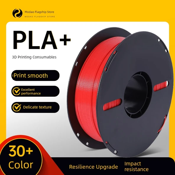 PLA+ 3D Yazıcı Filamenti - 1.75mm - 1kg - Siyah - 2