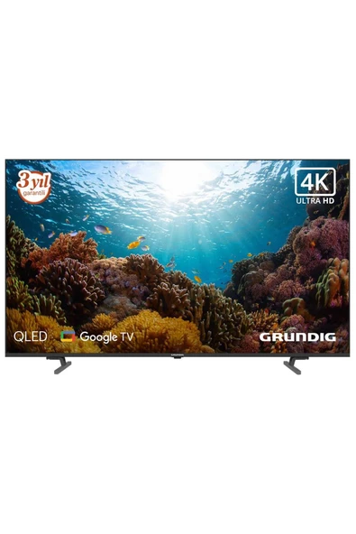 Grundig 43 GJQ 9200 4K Ultra HD 43" 109 Ekran Uydu Alıcılı Google Smart QLED TV