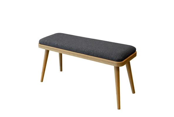 Esyala Saga Mini Bench, Karina Meşe Antrasit 1053 - 2