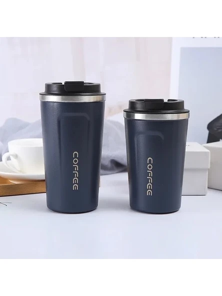 510ML Paslanmaz Çelik Kahve Kupa Sızdırmaz Termos Seyahat Termos Bardak Termos Araç Taşınabilir Bardak (Yurt Dışından) - 3