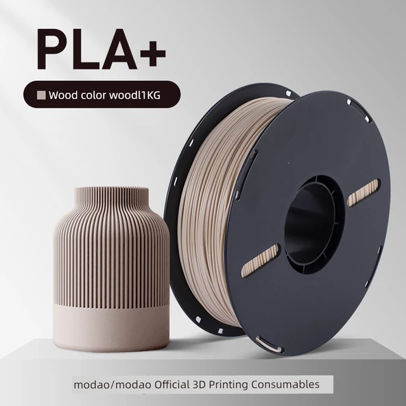 PLA+ 3D Yazıcı Filamenti - 1.75mm - 1kg - Ahşap Rengi