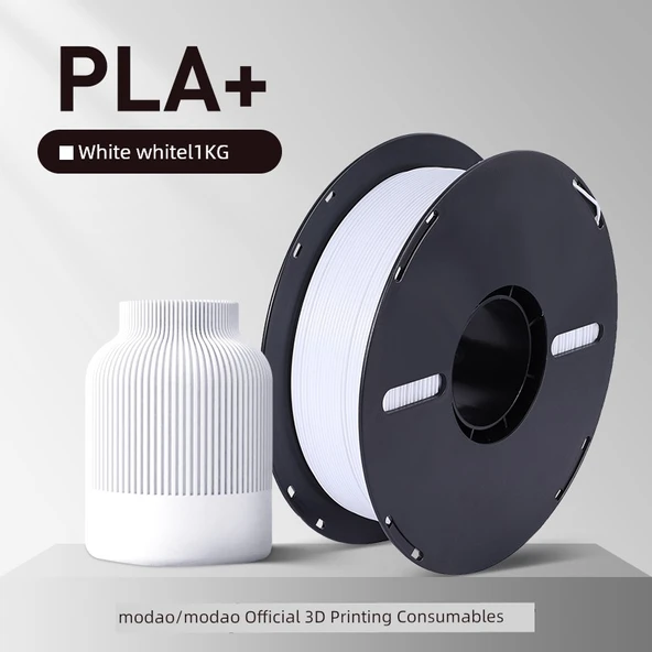 PLA+ 3D Yazıcı Filamenti - 1.75mm - 1kg - Beyaz