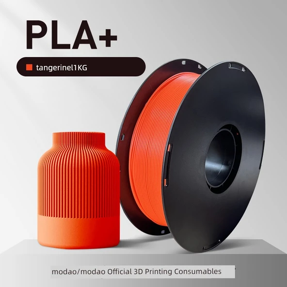 PLA+ 3D Yazıcı Filamenti - 1.75mm - 1kg - Turuncu (Model 1)