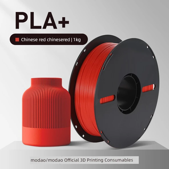 PLA+ 3D Yazıcı Filamenti - 1.75mm - 1kg - Çin Kırmızısı