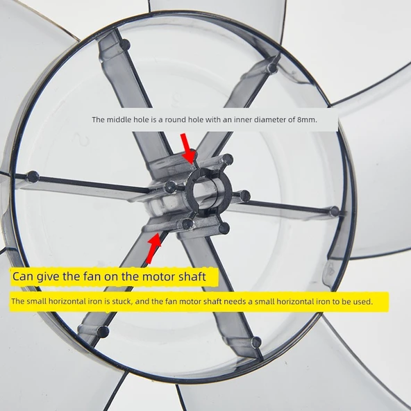 Fan Kanadı 14 İnç Sert Yaprak Rüzgar 350mm - 11