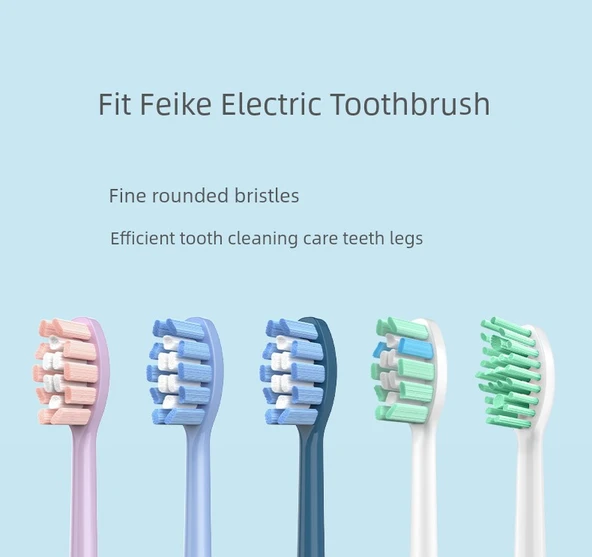 Elektrikli Diş Fırçası Başlığı - Haoyuebai - 4 Adet (Geliştirilmiş Paket) - 7