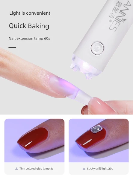 Taşınabilir Mini UV Oje Lambası - Bleo Köpek Kolye - 4