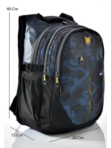 Relaxion Kamuflaj Desenli Okul Sırt Çantası 2235