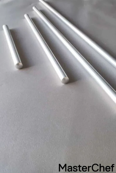 76 Cm Paslanmaz Metal Profesyonel Oklava Eşsiz Hamur Açma Deneyimi Dayanıklı Ve Ergonomik - 2 ADET - 8