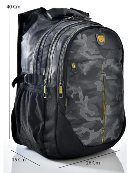 Relaxion Kamuflaj Desenli Okul Sırt Çantası 2235 - 4