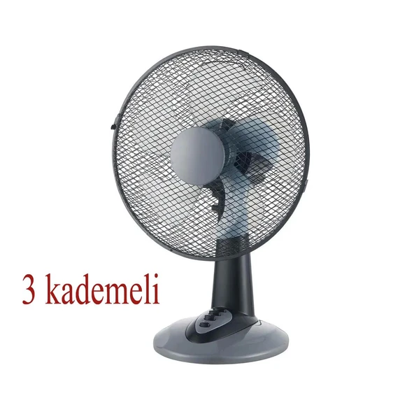 Altabi Masa Üstü Vantilatör 35 W 3 Kademeli Vantilatör 12 İnch - 3