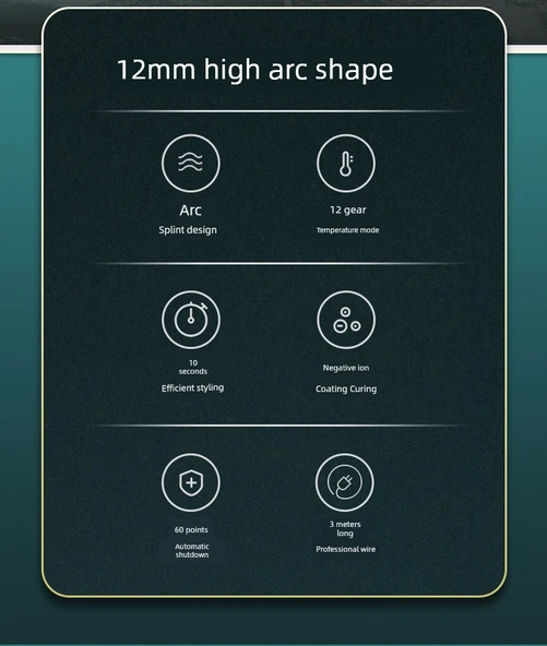 Kıvrımlı Saç Hacimlendirme Aparatı - 16mm Kıvrım Klipsi - 9