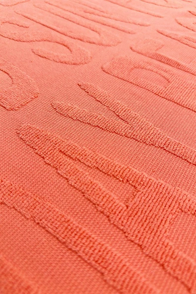 Hızlı Kuruyan Plaj Havlusu %100 Pamuk Summer Peach Plaj Havlusu - Pembe