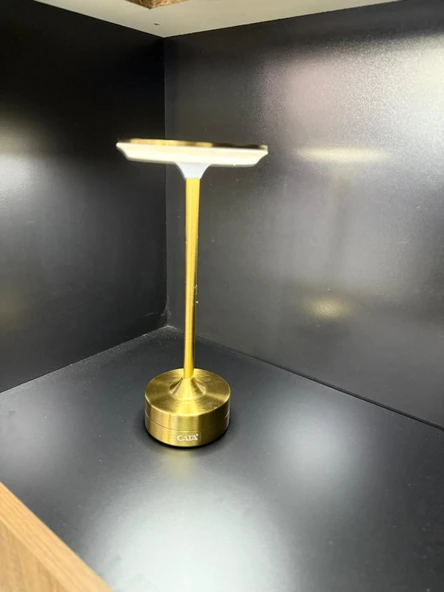 CATA CT 8438 Toronto Gold Kasa 3 Renkli Dokunmatik Şarjlı Masa Lambası - 3