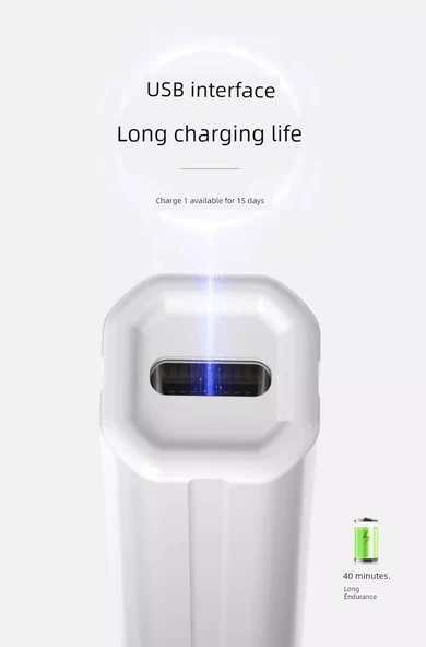 Taşınabilir Mini Tırnak Ucu UV LED Lamba - Üç Parça Zımpara Şeridi Seti - 11