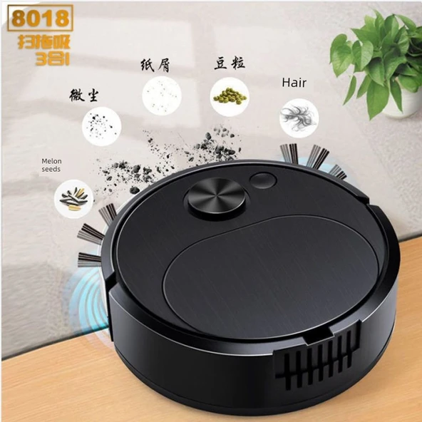 Akıllı Temizlik Robotu - Siyah Resmi Standart + Hediye - 3