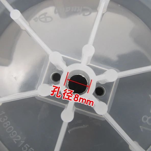 Ev Tipi Fan Kanadı Değiştirme - 14 İnç - Şeffaf Siyah - Yumuşak Yaprak - 350mm - 7