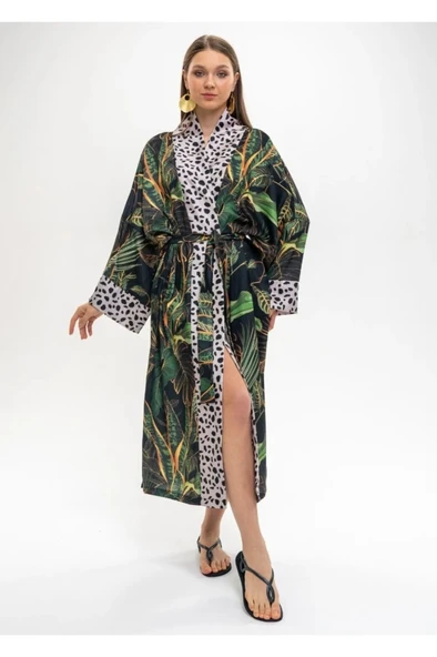 Mayovera Tasarım Kaplan  Pareo - Resim 8