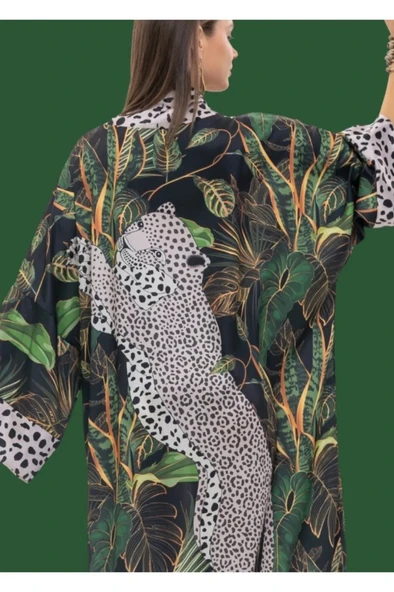 Mayovera Tasarım Kaplan  Pareo - Resim 3