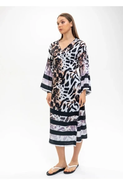 Mayovera Tasarım Leopar Pareo - Resim 3