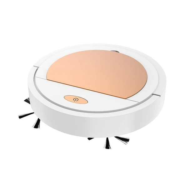 USB Şarjlı Otomatik Temizlik Robotu Süpürge - Model zk7KgVpa - 400mAh Batarya - 4