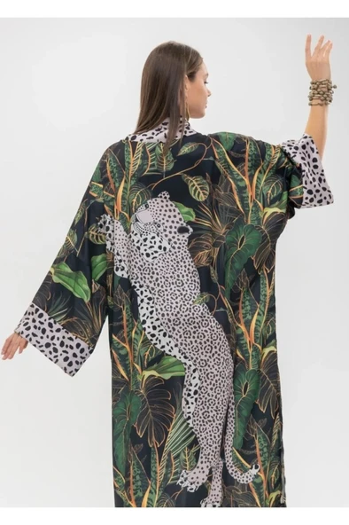 Mayovera Tasarım Kaplan  Pareo - Resim 4