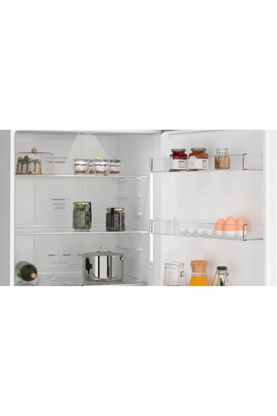 Siemens Kg55ncıe0n Alttan Donduruculu Buzdolabı 186 X 70 Cm Kolay Temizlenebilir Inox - 3