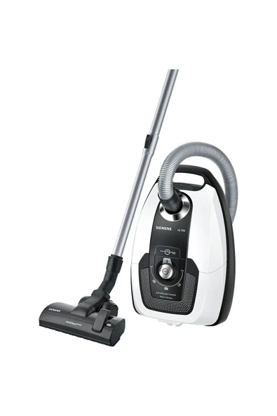 Siemens iQ700 Toz torbalı Süpürge Beyaz VSC7SIL1 - 2