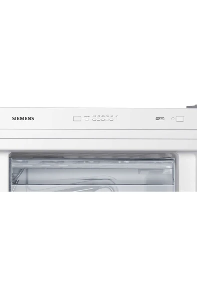 Siemens GS24VVWE0N 146 x 60 cm Beyaz Statik Solo Derin Dondurucu - 4