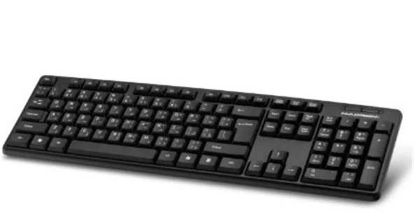 HADRON HDX2606 KABLOLU STANDART KLAVYE Q ARAPÇA SİYAH - 2