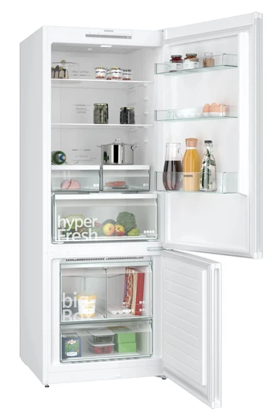 Siemens Buzdolabı KG55NVWE0N Alttan Donduruculu 186 x 70 cm Beyaz - 2