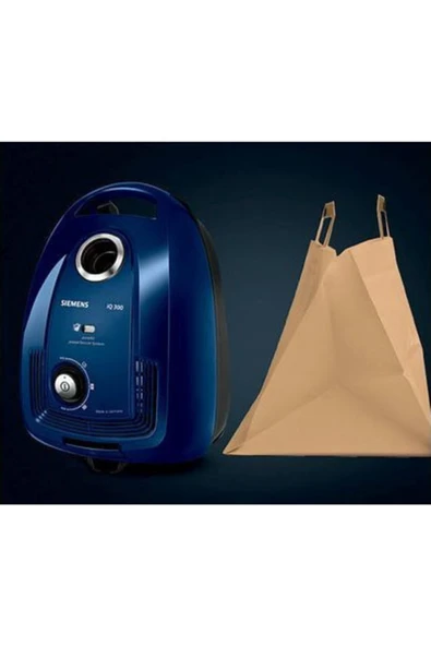 Siemens Vsc3a330 Toz Torbalı Mavi Elektrikli Süpürge - 3