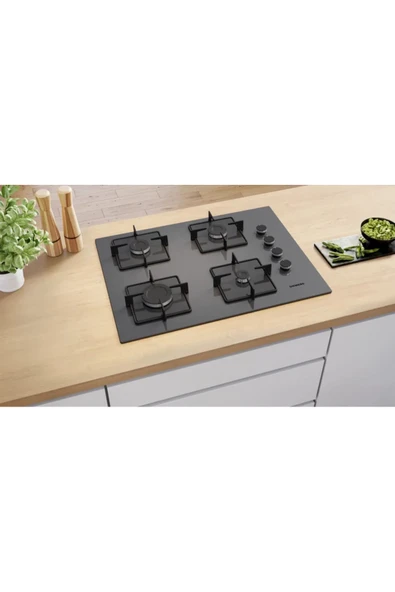 Siemens Eo7c8pp30o Sert Cam Ankastre Ocak Antrasit - Resim 2