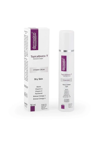 Dermoskin Topicalbiotin T Vitamin Kremi Kuru Ciltler 50 ml