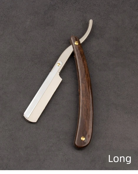 Tek Kullanımlık Tıraş Bıçağı - Standart İmitasyon Ahşap Desen - 10 Bıçak - 6