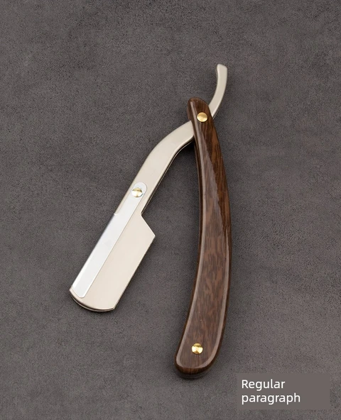 Tek Kullanımlık Tıraş Bıçağı - Standart İmitasyon Ahşap Desen - 10 Bıçak - 7