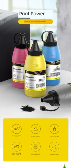 Koster Uyumlu Renkli Toner Tozu - Sarı - 6
