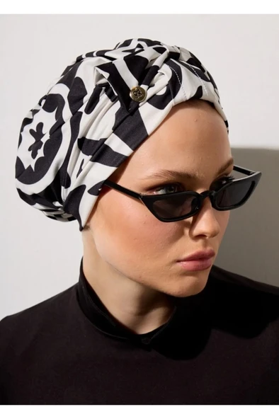 Mayovera Fiyonklu Asil  Tasarım Bone - Resim 4