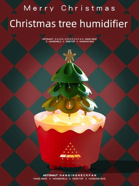 Noel Ağacı Nemlendirici - Noel Kırmızısı - Doodle Tavşan Ambalajı - 2