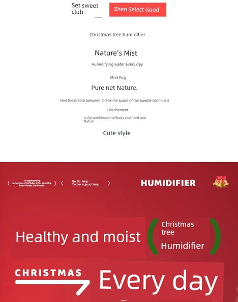 Noel Ağacı Nemlendirici - Noel Kırmızısı - Küçük Prens Ambalajı - 8