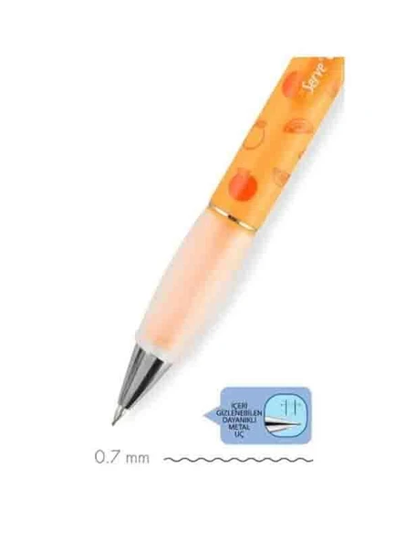 Serve Deep Versatil Kalem 0.7 Neon Turuncu Portakal - Resim 3